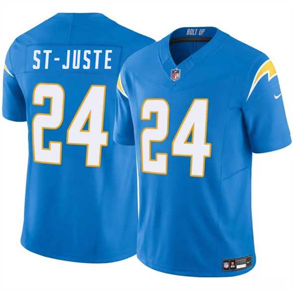 Men & Women & Youth Los Angeles Chargers #24 Benjamin St-Juste Blue 2024 F.U.S.E. Vapor Limited Stitched Jersey->las vegas raiders->NFL Jersey